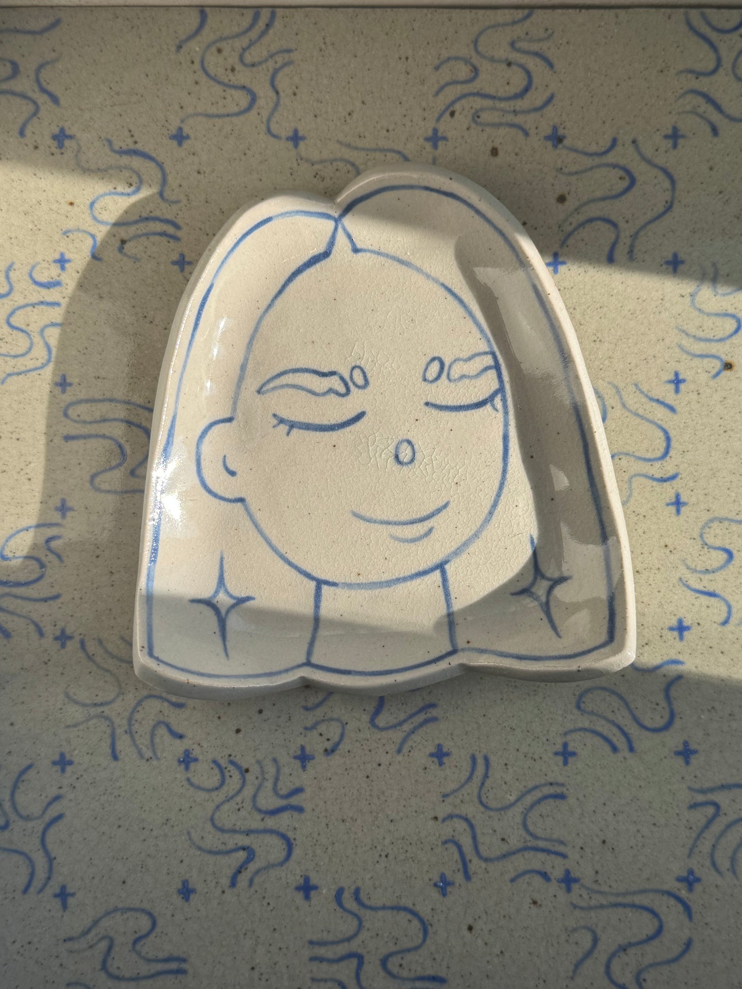 Blue Girl Spoon Rests