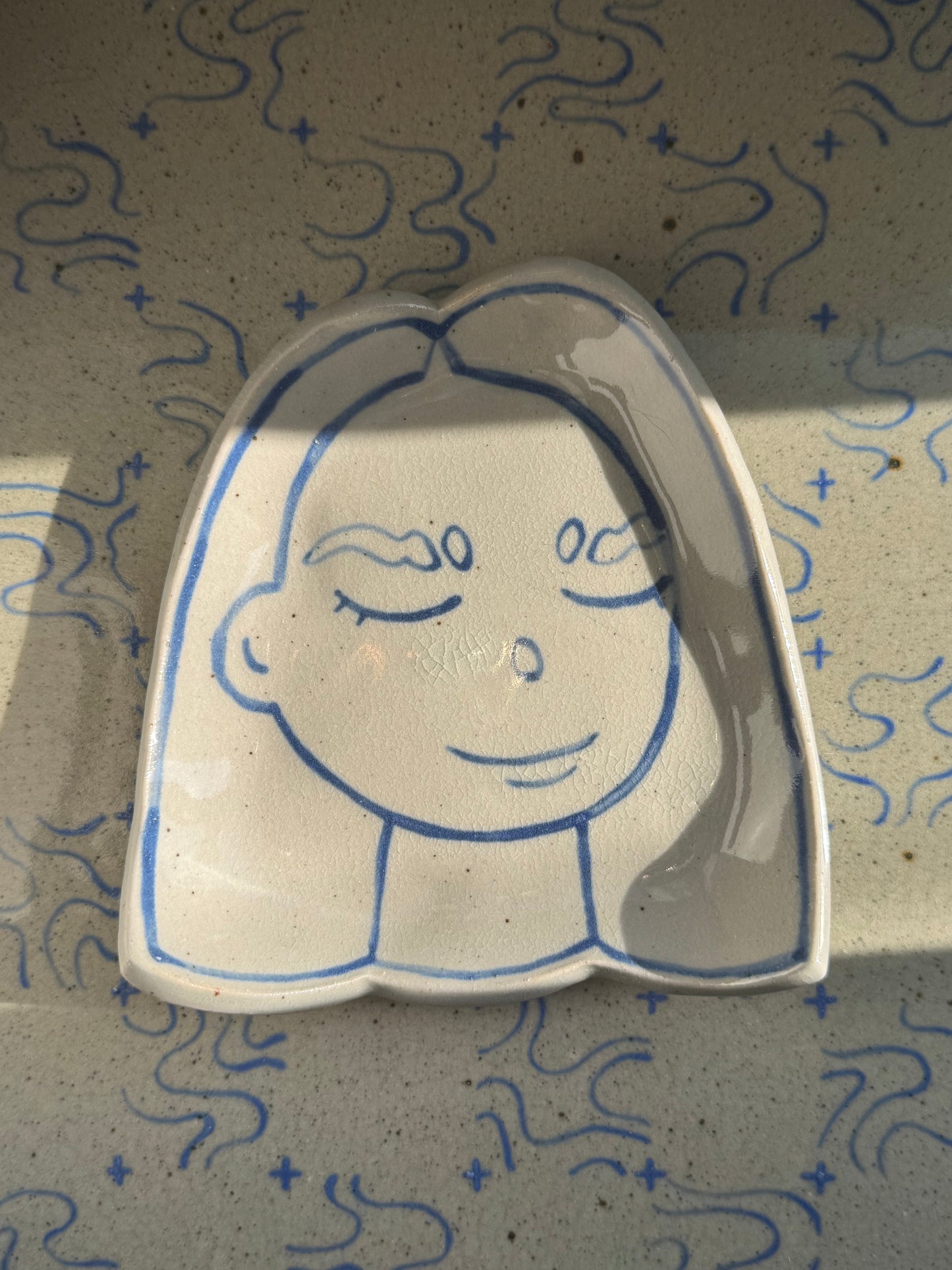Blue Girl Spoon Rests
