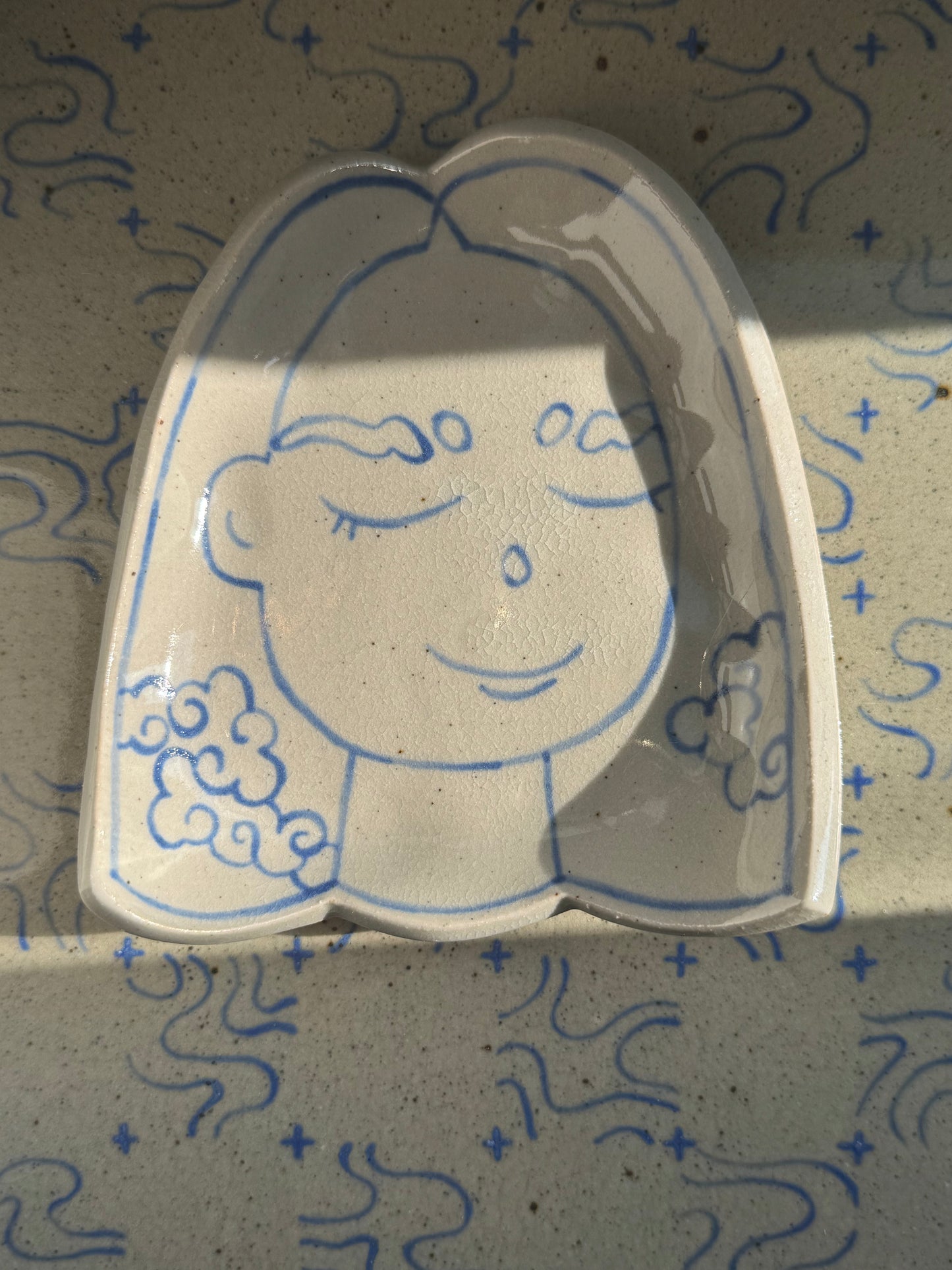 Blue Girl Spoon Rests