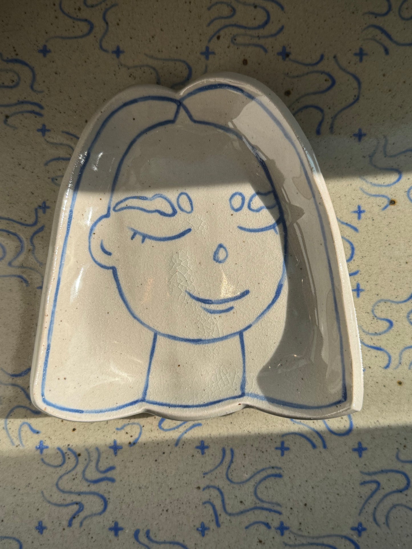 Blue Girl Spoon Rests
