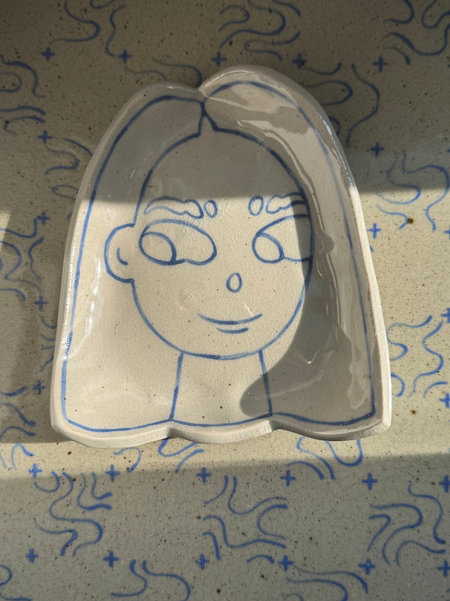 Blue Girl Spoon Rests