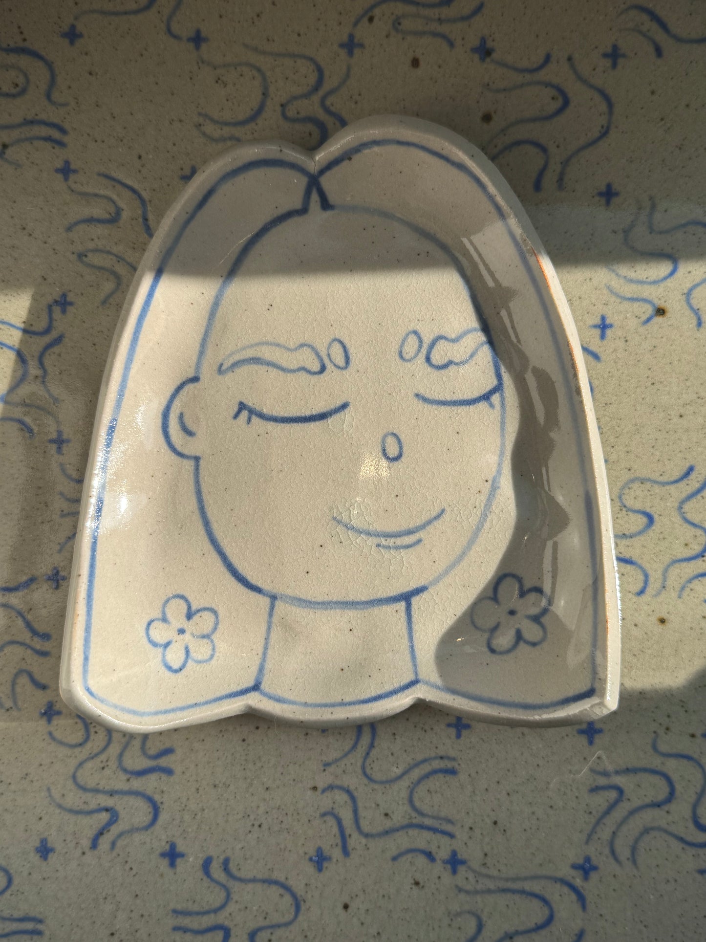 Blue Girl Spoon Rests