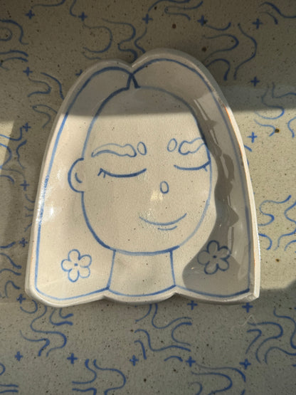 Blue Girl Spoon Rests